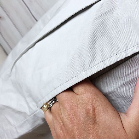 Zara Neutral Pleated Belted Safari Utility Skirt XS - Picture 6 of 8